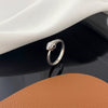 Wholesale Copper Micro Inlaid Zircon Winding Snake Ring Animal Style Electroplated For Women