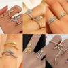 Wholesale Copper Micro Inlaid Zircon Winding Snake Ring Animal Style Electroplated For Women