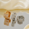 Wholesale Copper Microinlaid Zircon Geometric Earrings For Women