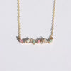 Wholesale Copper Microinlaid Zircon Geometric Style Women's Clavicle Chain Necklace With Electroplating O Word Chain