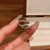 Wholesale Copper Microinlaid Zircon Snakeshaped Open Women's Ring With Electroplating