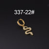 Wholesale Copper Microinlay Irregular Animals Zodiac Ear Buckle Piercing Earrings Jewelry