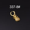 Wholesale Copper Microinlay Irregular Animals Zodiac Ear Buckle Piercing Earrings Jewelry