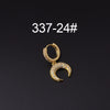 Wholesale Copper Microinlay Irregular Animals Zodiac Ear Buckle Piercing Earrings Jewelry
