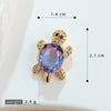 Wholesale Copper Micropaved Animal Zodiac Marine Life Turtle Starfish Necklace Pendant Cartoon Style