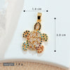 Wholesale Copper Micropaved Animal Zodiac Marine Life Turtle Starfish Necklace Pendant Cartoon Style