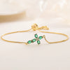 Wholesale Copper Micropaved Geometric Cross Bracelet For Women