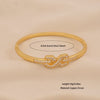 Wholesale Copper Micropaved Zircon Inlaid With Gold Bracelet Luxury Highend Jewelry