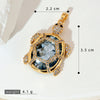 Wholesale Copper Minimalist Animal Zodiac Micropaved Marine Turtle Starfish Necklace Pendant