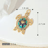 Wholesale Copper Minimalist Animal Zodiac Micropaved Marine Turtle Starfish Necklace Pendant