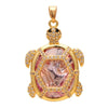 Wholesale Copper Minimalist Animal Zodiac Micropaved Marine Turtle Starfish Necklace Pendant