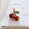 Wholesale Copper Minimalist Fruitshape Accessories Single Pendant Necklace Sweater Chain Pendant Earrings Bracelet With Electroplating