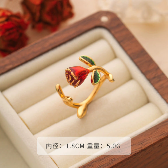 Wholesale Copper Natural Pearl Flower Open Ring For Women With Electroplating Design