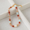 Wholesale Copper Natural Stone Beaded Geometric Handmade Women's Bracelet Jewelry