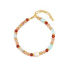 Wholesale Copper Natural Stone Beaded Geometric Handmade Women's Bracelet Jewelry