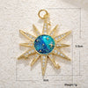 Wholesale Copper Necklace Pendant With Animal Zodiac Star Pattern Inlaid Zircon