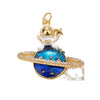 Wholesale Copper Necklace Pendant With Animal Zodiac Star Pattern Inlaid Zircon