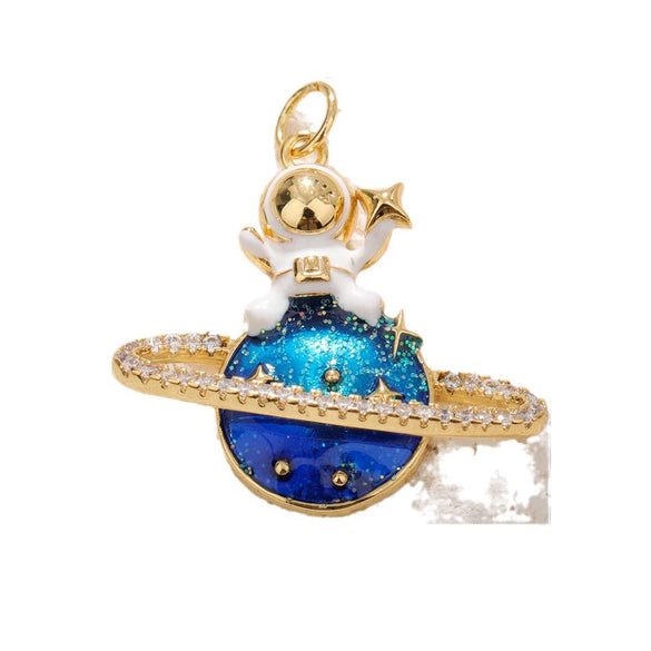Wholesale Copper Necklace Pendant With Animal Zodiac Star Pattern Inlaid Zircon
