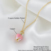 Wholesale Copper Necklace With Flower Design And Electroplating Treatment For Women