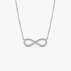 Wholesale Copper O Chain Women's Light Luxury Geometric Infinite Symbol Twist Shape Pendant Necklace With Electroplating