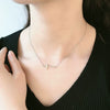 Wholesale Copper Ochain Cross Necklace Electroplated Sweet Style
