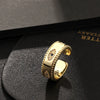 Wholesale Copper Oildrip Zircon Ring Electroplated For Women Fashionable Simple And Cute