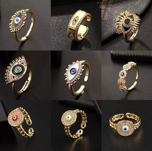 Wholesale Copper Oildrip Zircon Ring Electroplated For Women Fashionable Simple And Cute