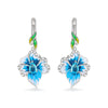 Wholesale Copper Pastoral Style Flower Shape Earrings For Women