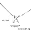 Wholesale Copper Pendant Necklace With Letters Numbers Text Electroplated For Women Hiphop Style
