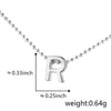 Wholesale Copper Pendant Necklace With Letters Numbers Text Electroplated For Women Hiphop Style