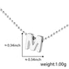 Wholesale Copper Pendant Necklace With Letters Numbers Text Electroplated For Women Hiphop Style