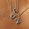 Wholesale Copper Pendant Necklace With Letters Numbers Text Electroplated For Women Hiphop Style