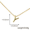 Wholesale Copper Pendant Necklace With Letters Numbers Text Electroplated For Women Hiphop Style