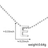 Wholesale Copper Pendant Necklace With Letters Numbers Text Electroplated For Women Hiphop Style