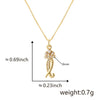 Wholesale Copper Pendant Necklace With Sweet Style And Electroplated Inlaid Zircon Letter Pattern