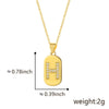 Wholesale Copper Pendant With Micro Inlaid English Letters And Electroplated Inlaid Zircon