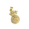 Wholesale Copper Plated Inlaid Zircon Purse Necklace New Year Design Non Fading Clavicle Chain