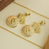 Wholesale Copper Plated Inlaid Zircon Purse Necklace New Year Design Non Fading Clavicle Chain