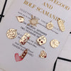 Wholesale Copper Plated Jewelry Accessories With Stars Moon Starburst Zircon For Necklace Pendant And Earrings