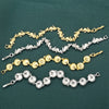 Wholesale Copper Plated 18K Gold Glossy Shell Seahorse Animal Zodiac Style Women's Bracelet