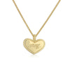 Wholesale Copper Plated 18K Gold Heart Shape Oil Dripping Cherry Blossom Petal O Word Chain Necklace For Women