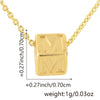 Wholesale Copper Plated Letter Pendant Beaded Simple Necklace Accessories
