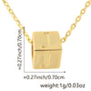 Wholesale Copper Plated Letter Pendant Beaded Simple Necklace Accessories