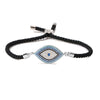 Wholesale Copper Plated Real Gold Zircon Devil's Eye Geometric Women's Bracelet