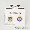 Wholesale Copper Real Gold Plated Geometric Oil Drop Earrings For Girls