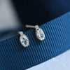 Wholesale Copper Retro Geometric Style Mini Earrings For Women With Zirconia