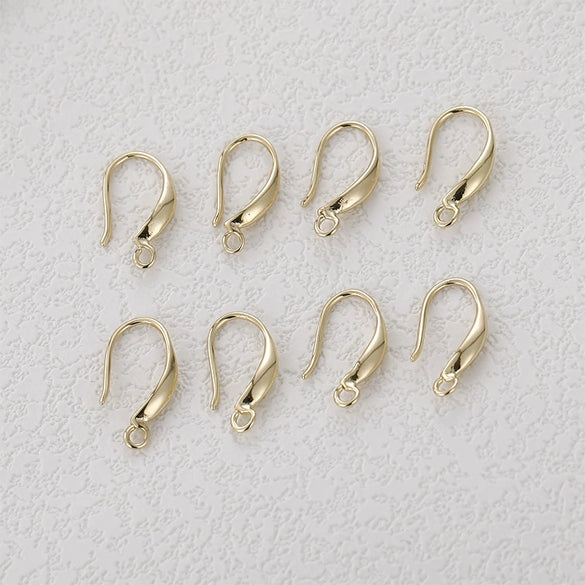 Wholesale Copper Retro Short Water Drop Earrings Electroplated Ear Jewelry Basic Accessories