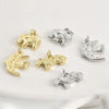 Wholesale Copper Retro Small Animal Pendant Hand Made Accessories With Electroplating