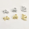 Wholesale Copper Retro Small Animal Pendant Hand Made Accessories With Electroplating