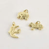Wholesale Copper Retro Small Animal Pendant Hand Made Accessories With Electroplating